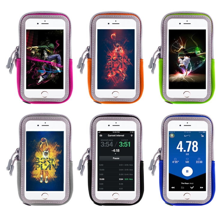 OEM Universalt Sportarmband För Mobiler Upp Till 5.5 Tum - Orange