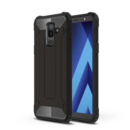 OEM Hybrid Armor Mobilskal till Samsung Galaxy A6 Plus (2018) - Svart