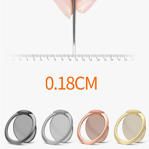 A-One Brand Metal Ringhållare till Mobiltelefon - Svart