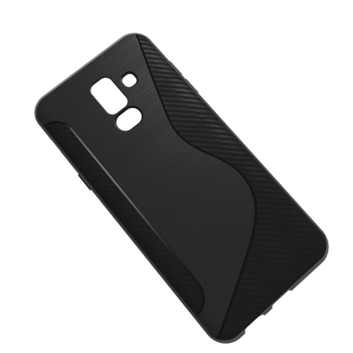 OEM Flexicase Mobilskal Till Samsung Galaxy A6 Plus (2018) - Svart