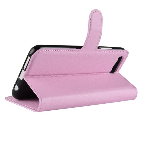 OEM Litchi Plånboksfodral Till Huawei Honor 10 - Rosa