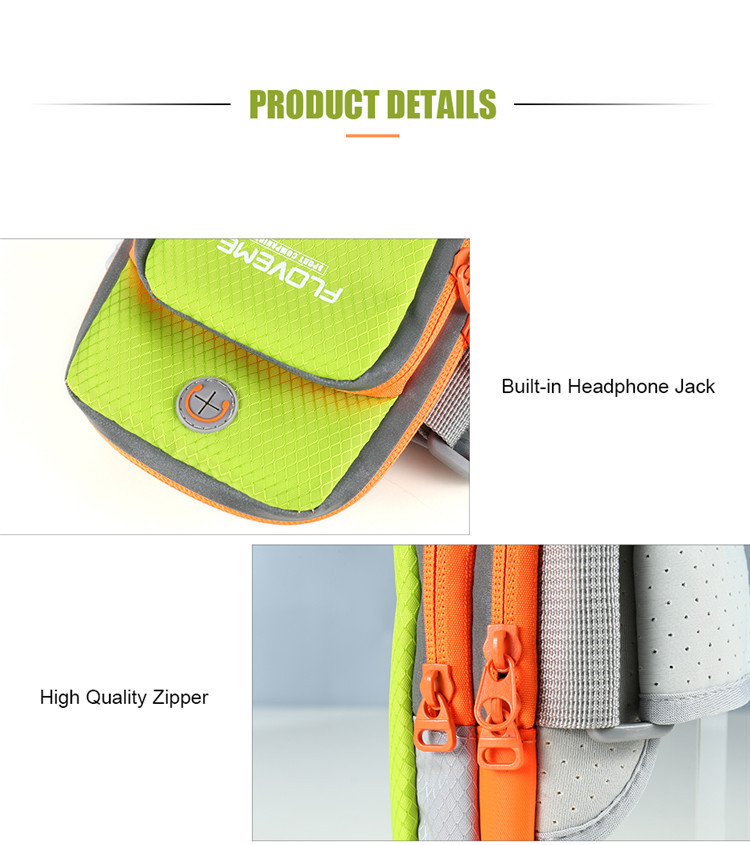 Floveme Floveme universal sportarmbands-väska - Rosa