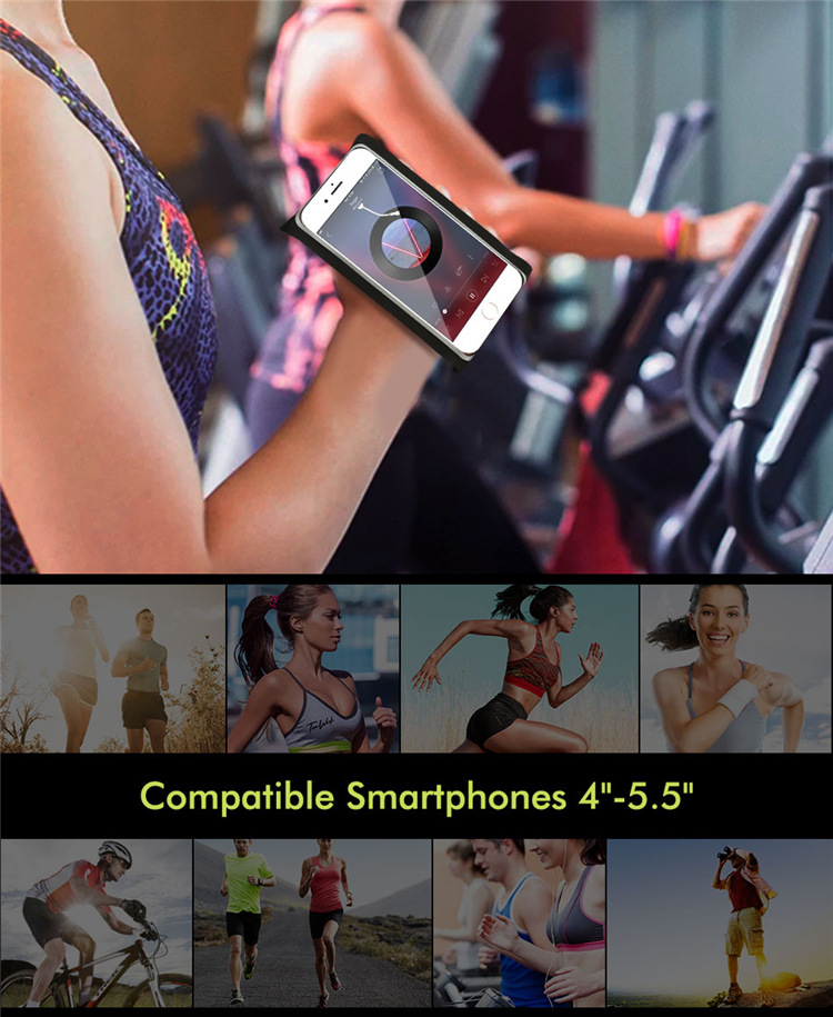 Floveme Floveme 5.5'' Sports Handband - Svart