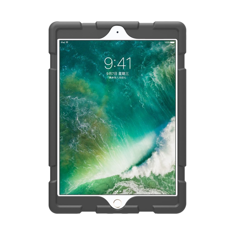 OEM Heavy Duty Silikonskal för iPad 9.7 2017/2018 / Air/Air 2 (Svart)
