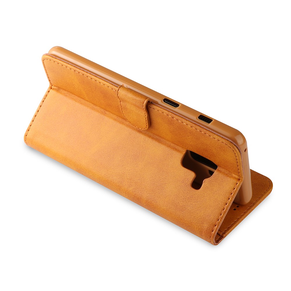 LC.imeeke LC.IMEEKE Plånboksfodral för Samsung Galaxy A8 2018 - Brun