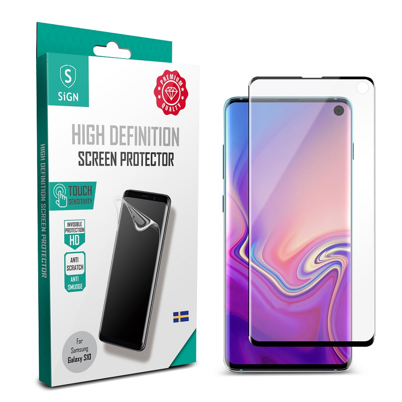 SiGN SiGN 3D Curved Skärmskydd för Samsung Galaxy S10
